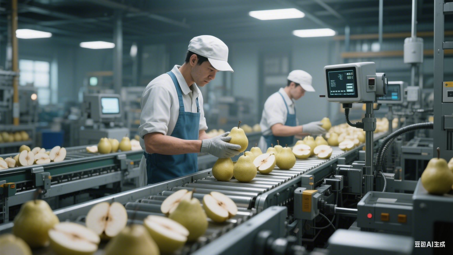 雪梨加工流水線運作模式及人力配置詳解(圖3)