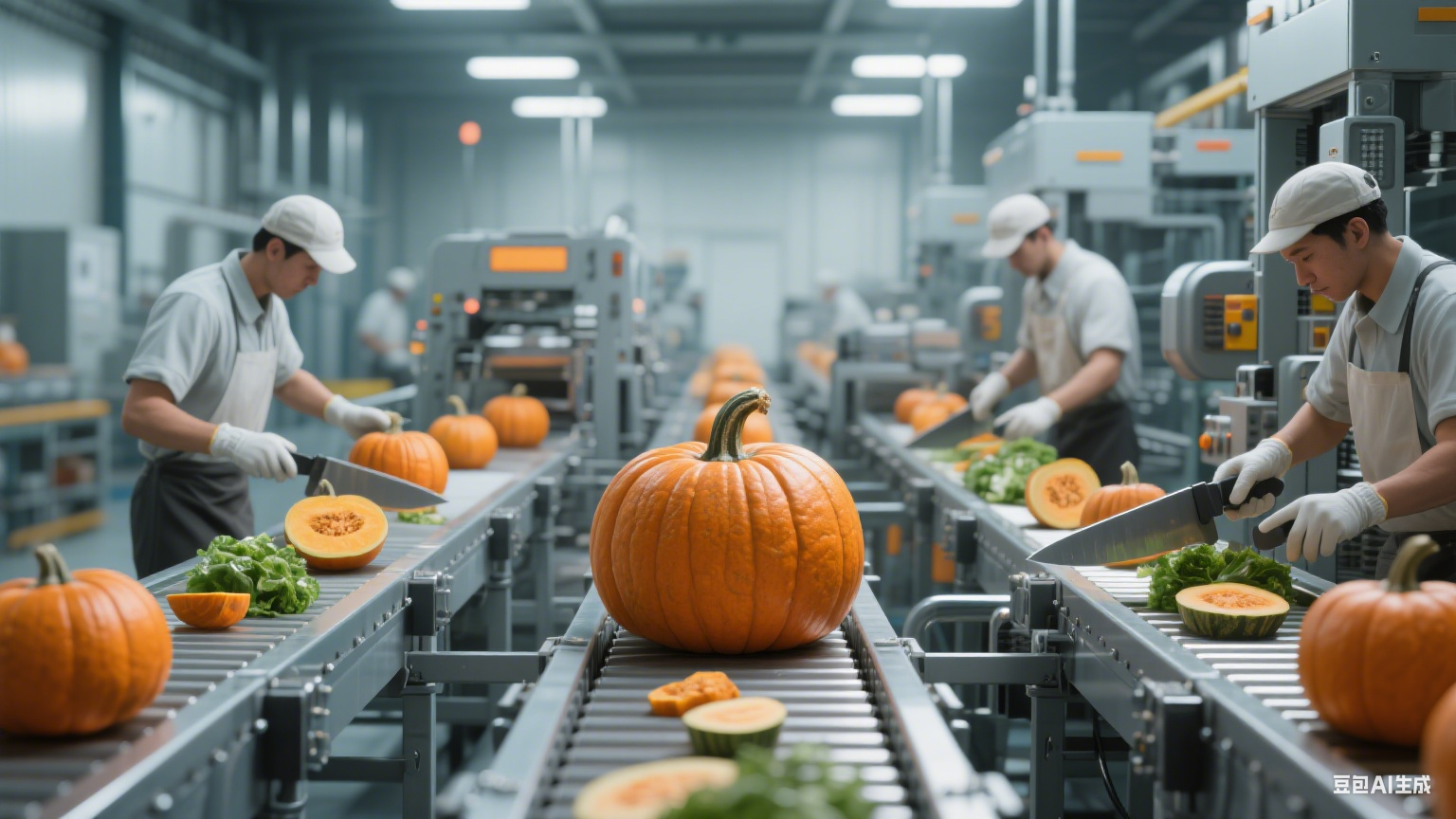 關(guān)于南瓜的生產(chǎn)線有多少種，各是做什么產(chǎn)品？(pic2)