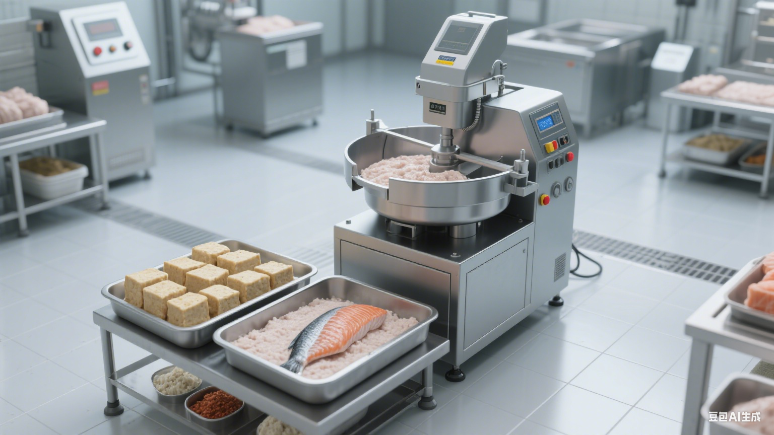 斬拌機(jī)可以涉及到的生產(chǎn)線有多少種？各生產(chǎn)產(chǎn)品是什么？(圖25)