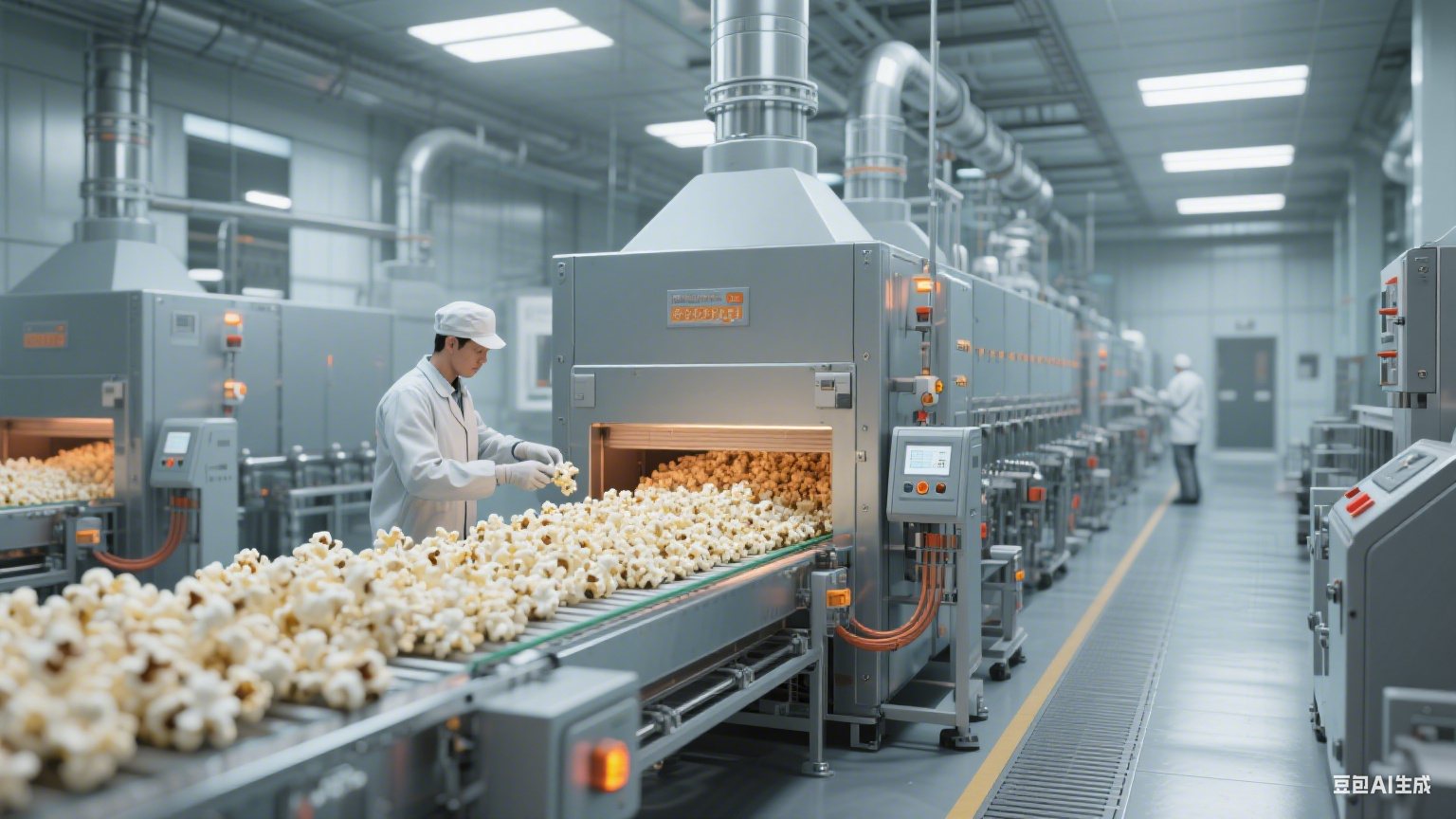 一粒爆米花的脆感溫控：烘干機(jī)生產(chǎn)線的溫度密碼與風(fēng)味守護(hù)(圖6)