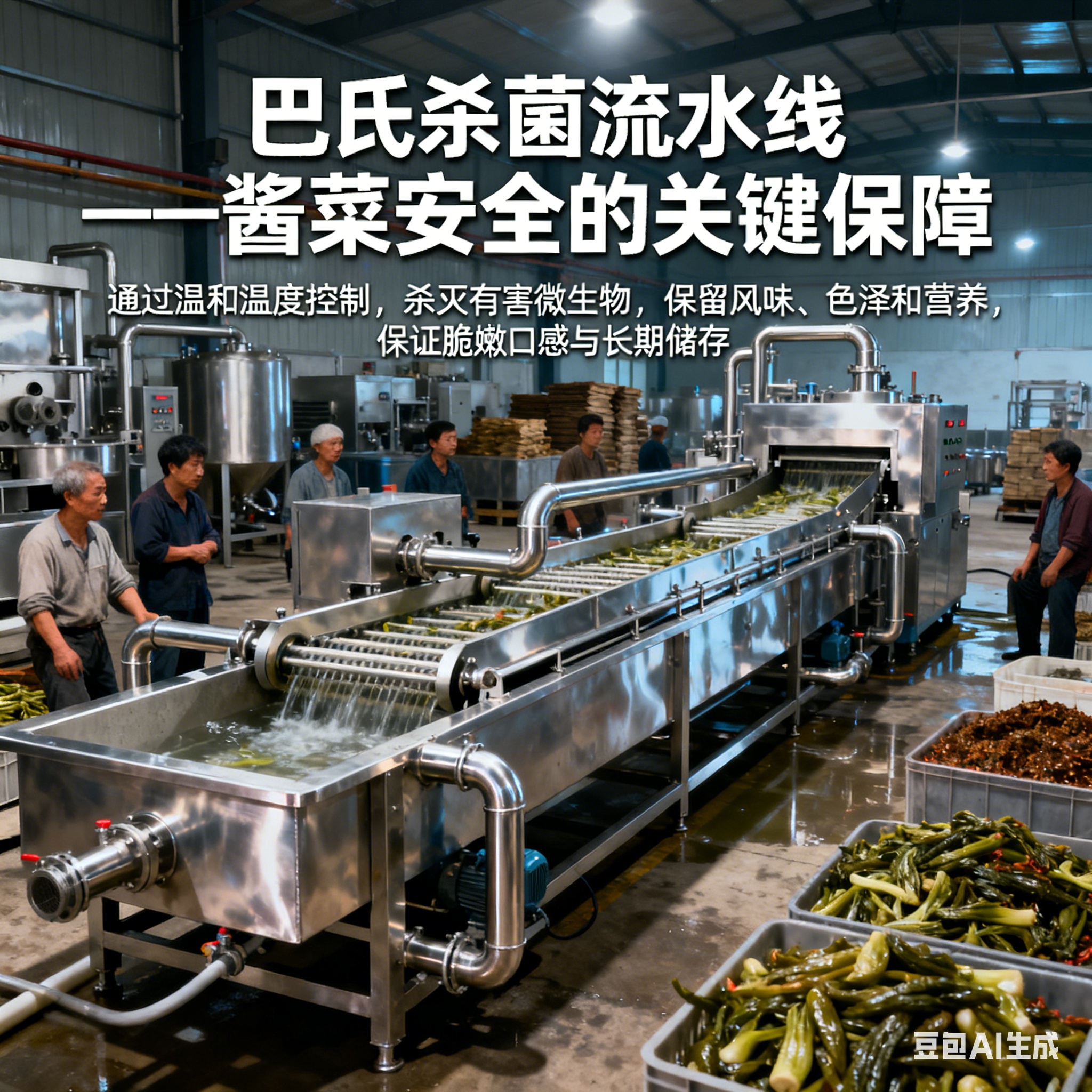 醬菜巴氏殺菌流水線，能二次滅菌嗎？(圖1)