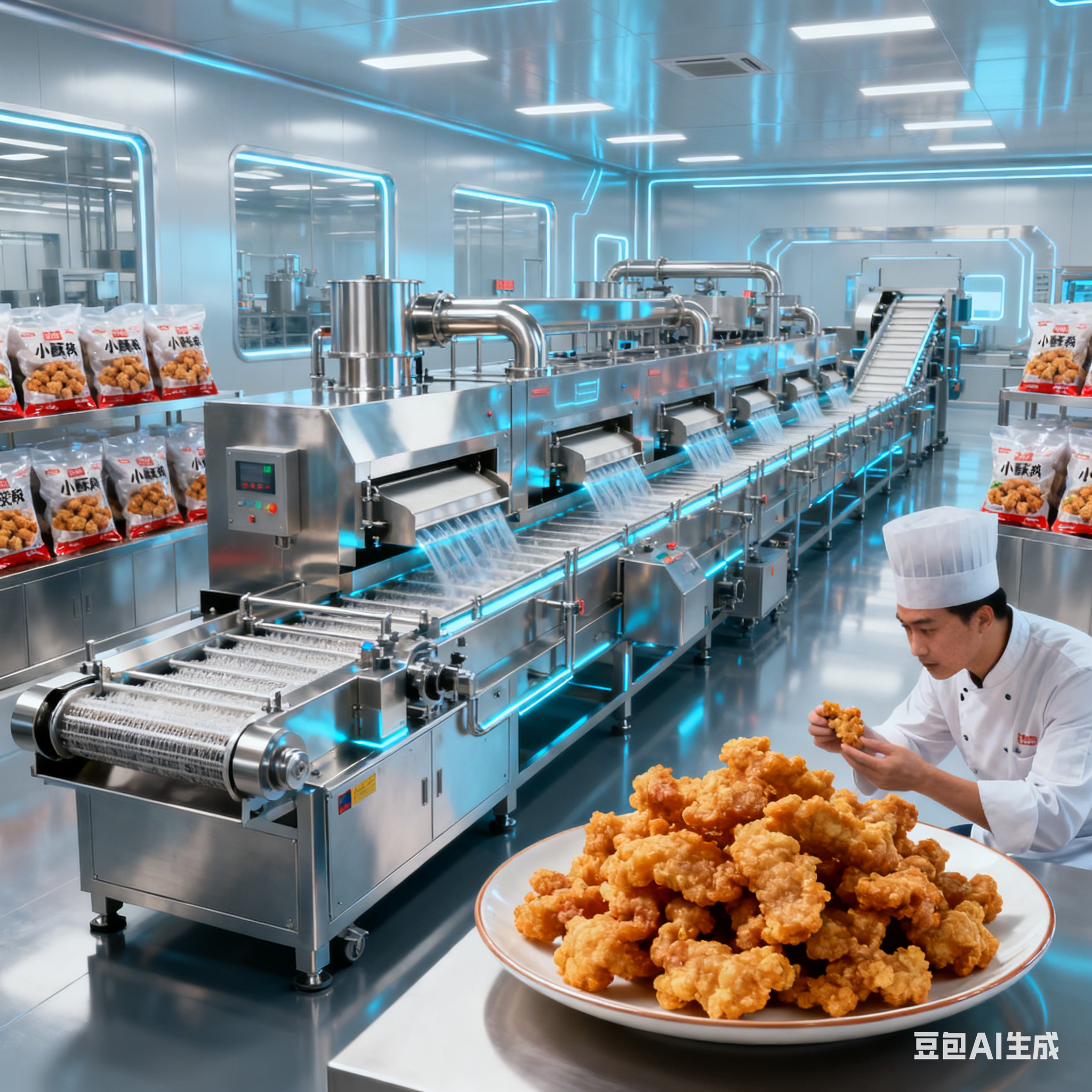 小酥肉上漿機(jī)生產(chǎn)線：匠心藏在何處？(圖1)